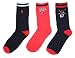 Polo Kids Socks for Boys 3-Pack Crew Dress Sock with Polo Design 2-12 Years