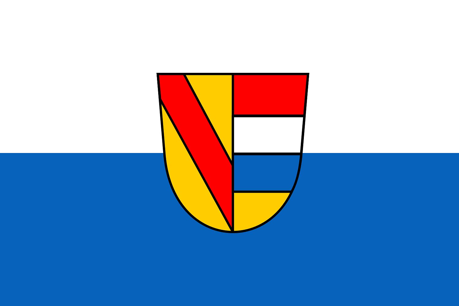 Drapeau XL Pforzheim Stadt pavillon paysage extérieur grand mât officiel