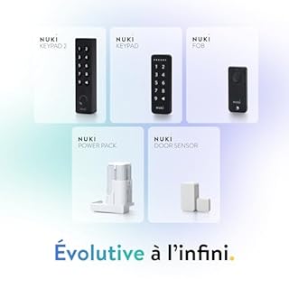 Nuki Smart Lock Go (2025) avec Bluetooth & Matter, serrure connectée transformant votre smartphone en clé, installation facile sans changer de cylindre – Smart Lock