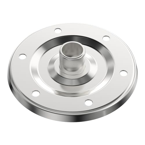 Wiltec Ersatzteil für Membrankessel 24-100 l Flansch DN 25 für Ausdehnungsgefäß, Druckausgleichsgefäß für Hauswasserwerk mit Druckkessel