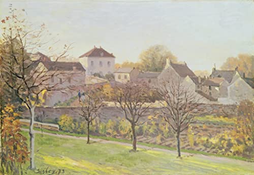 WALLKiART Famous Print Painting Poster Print the Last Ray of Sun by Alfred Sisle Prints Painting for Home Decor 60x90cm