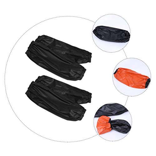 2 pares de capas de braço à prova d'água Exceart de PVC à prova de óleo, protetor de braço para pro