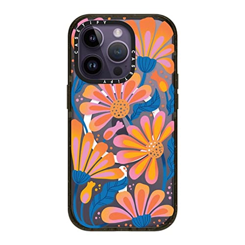 Coque iPhone 14 Pro protection antichoc CASETiFY Impact Lazy Daisy compatible MagSafe