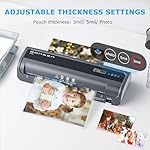 Laminator Machine, Bonsen 13 Inch Wide Thermal Laminator with Never Jam Technology, A3 Laminating Machine with 100 Laminating Sheets for School, Office and Home, Black (L3402) - Image 5
