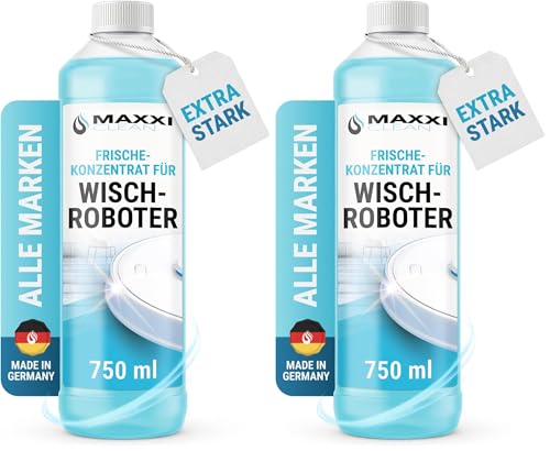 Limpiador de suelos para robots de limpieza - 750ml para todos los fabricantes (Paquete de 2)