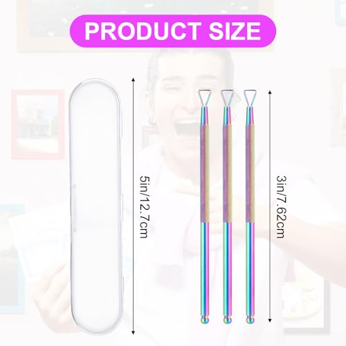 Image of Ymapinc 3Pcs Lottery Ticket Scratcher Tool, Metal Lotto Ticket Scratcher, Scratching Aid for Lottery Enthusiasts,Stainless Steel,Rainbow Finish,Portable and Easy to Use