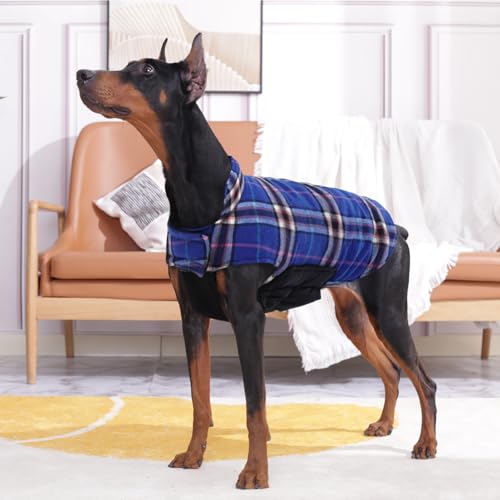 Kuoser Casaco quente para cães, jaqueta impermeável para cães extragrande, ajustável, durável, 2GG,