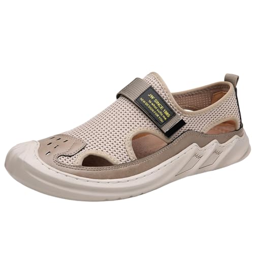 Sandales de plage homme maille kaki 39 2/3 pour vacances décontractées
