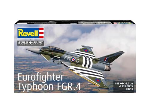 Miniatura 2 de Revell 03753 Eurofighter Typhoon Fgr.4 Escala 1:48 - Kit De Modelo De Plástico Sin Construir Sin Pintar