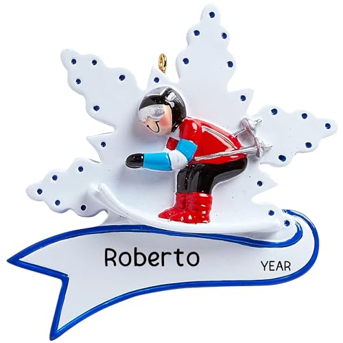 Personalized Ski Ornament 2026 | 24h Customized, Laser