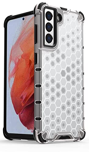 Image of Prime Retail Hard PC Back Case Cover for Samsung Galaxy S21 Plus Anti Slip Ultra Thin Shockproof Reinforced Corners (Transparent)