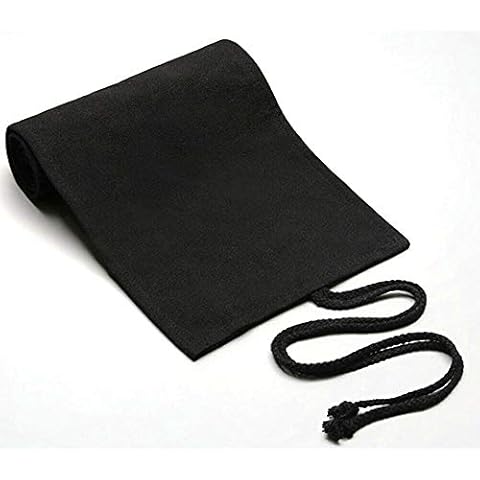 Vogueingtool Canvas Roll Up Pencil Case, Canvas Pencil Roll Black, Multiuse Roll Up Pencil Case Large Capacity Pen Curtain for Coloring Pencil Holder Organizer(48 Rolls) Cover