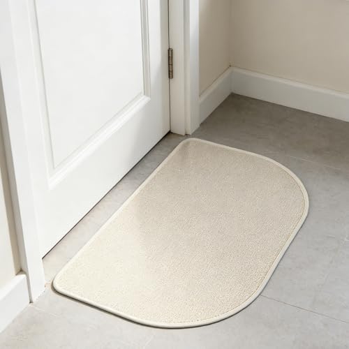 Absorbent Bath Mat, Ultra Thin Stain Resistant Quick Dry Rubber Backing Machine Washable Non Slip Bath Mat,Multi-Scenario Universal Easy to Clean Skin-Friendly Bath Mats for Bathroom Bedroom Home - image 6
