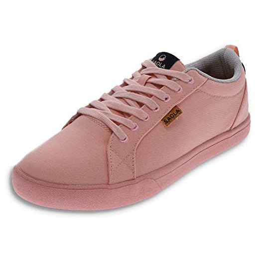 Saola dam sneaker Cannon Lowtop-kängor vegan rosa, - rosguld - 38.5 EU