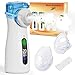 Nebuliser Machine for Adults & Kids, Steam Inhaler, Nebuliser for Kids, Portable Nebuliser for Adults Sinus Inhaler with Digital Display, Timed and Automatic Cleaning Suit for Travel & Home (Blue)