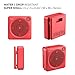 Mighty 3 Spotify & Amazon Music Player (2026 Edition) – Portable, Screen-Free, Works Offline – Compatible with Bluetooth & Wired Headphones – Stores 1,000+ Songs – No Phone Required (Red)