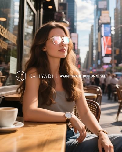 KALIYADI Polarized Sunglasses for Men and Women Matte Finish Sun glasses Color Mirror Lens UV400 Blocking (3 Pack)2