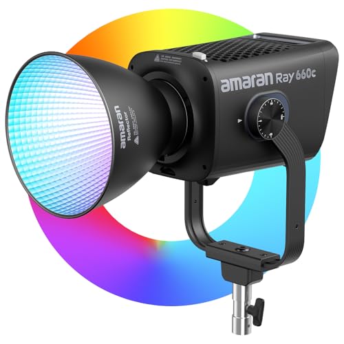 Image of amaran Ray 660c RGB LED Video Light 660W APP /DMX Control 12 Effects