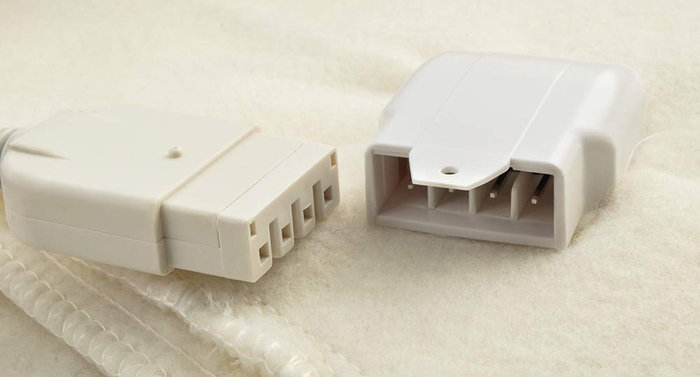 Pokrowiec elektryczny Malatec 3 poziomy ogrzewania idealny do ogrzania łóżka posiada punkty mocowania do łóżka lub materaca 4597