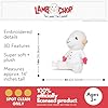 Lamb Chop Nostalgic Cuddle Pillow, Super Soft & Cozy Plush, 14" Tall, (Officially Licensed Product) by Franco Collectibles #1