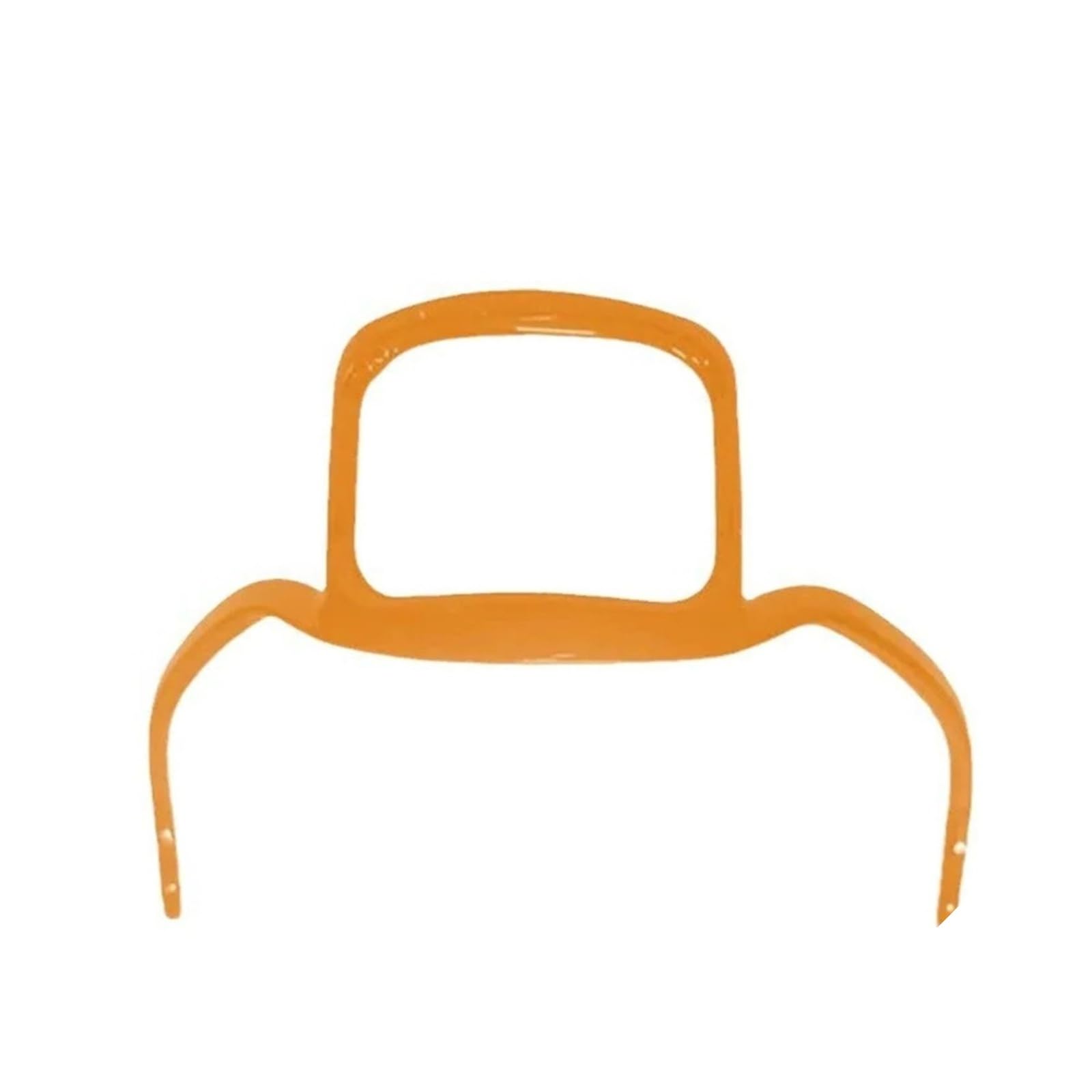 Praktische Silikon-Bartformung For Herren, Bartformer-Werkzeug, Ausschnittführung, Einfache Reinigung Und Durchführung Des Bartformers(Orange)