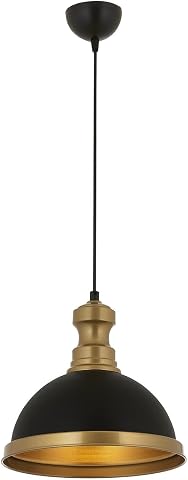 Avonni Siyah Kaplama Modern Avize E27 Metal 29cm