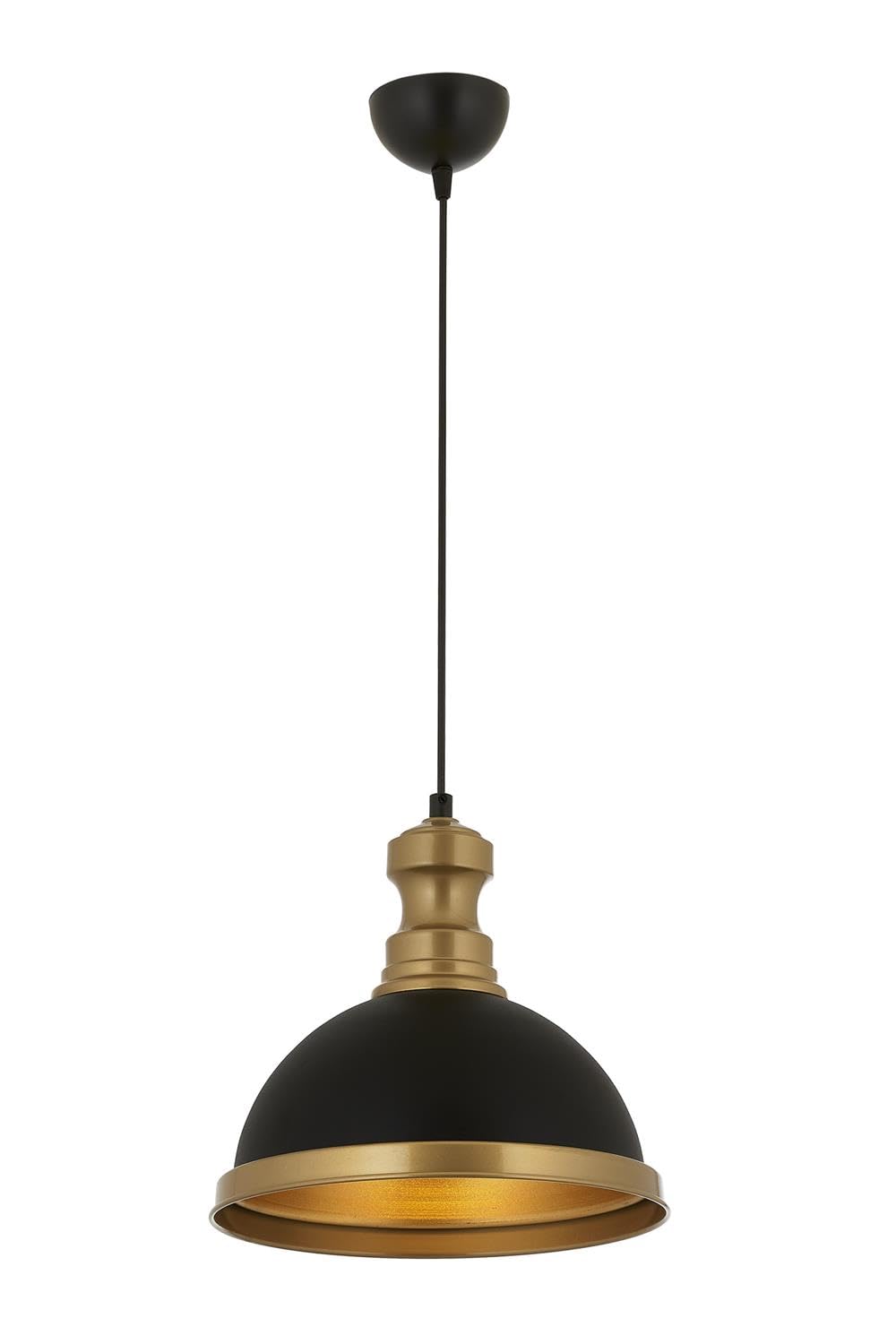 Avonni Siyah Kaplama Modern Avize E27 Metal 29cm