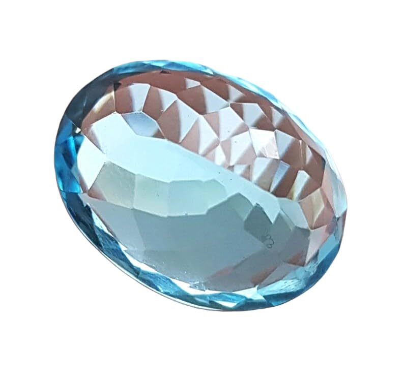 Saphir bleu naturel d'exception, pierre ovale précieuse taillée
