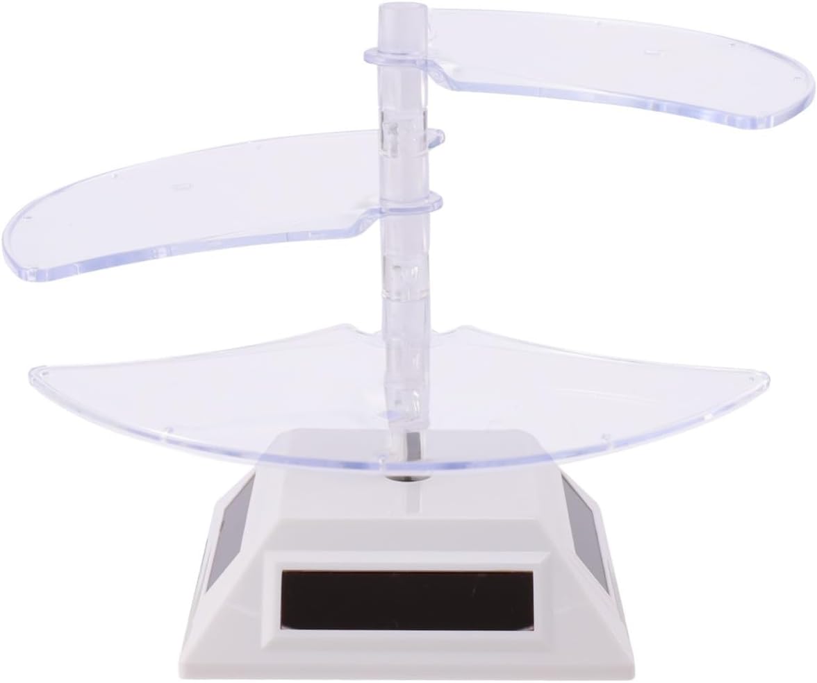 PRETYZOOM Layer Solar Showcase 360 Rotating Display Stand for Watches
