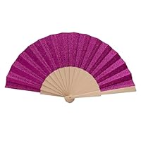 Ventaglio In Bamboo E Seta Fantasia Diam. 37 Cm. - Cappelleria Bacca - Foto 4