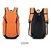 harayaa Basketball Backpack Bag Equipment Bag Football Bag Softball Bag Volleyball Bag Oxford Cloth Separate Ball Compartment Suitable for Outdoor Sports Gym, Orange