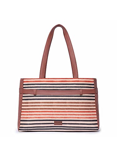 Image of ZOUK Urban Escape Bag | Stylish Vegan with Laptop Compartment, Trolley Sleeve & Anti-Theft Pocket |