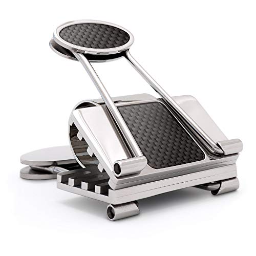 Image of Speidel Stainless Steel Ionic Plated Metal Money Clip for Men, Bill Binder Clip, Wallet, Credit Card Holder, Minimalist Slim Money Clip