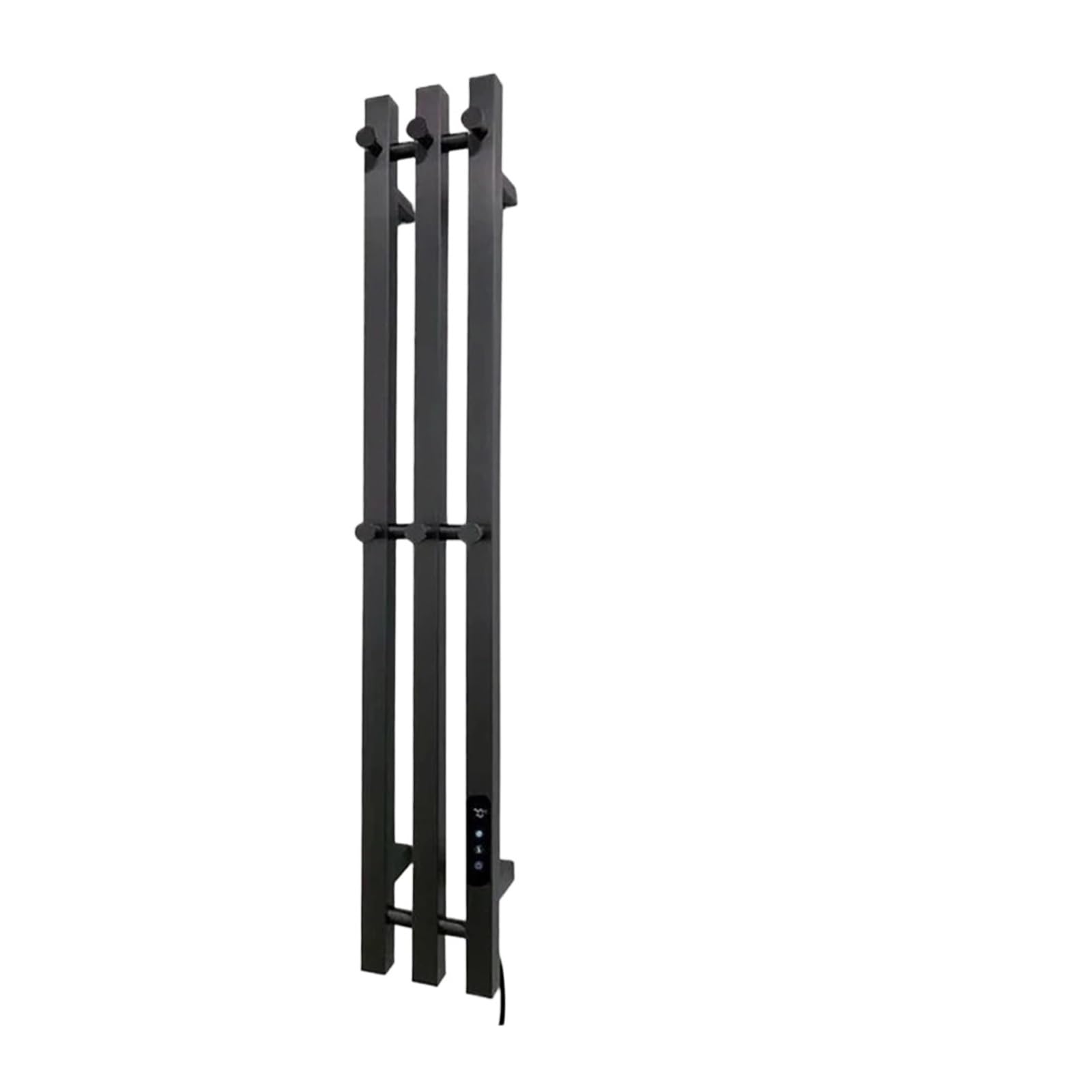 Calientatoallas eléctrico IPX4 con termostato regulable 30-70°C para baño moderno