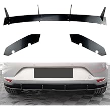 Car Rear Bumper Diffuser Cover Trim For Seat Leon Hatchback MK3 2013-2016