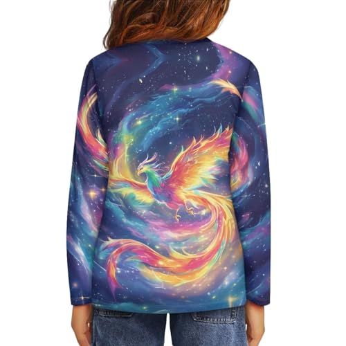 WELLFLYHOM Shirt for Girls 3-16 Long Sleeve Tees Top Kids Pullover T-shirt Trendy Crewneck Undershirt Fall Outfits3