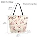 Extra Large Daily Canvas Shoulder Tote Bag,Fashion Pizza in Slices Beige Durable Top Handle Zipper Bag for Gym Picnic Yoga Weekender Beach Travel Kitchen Market Grocery Shopping