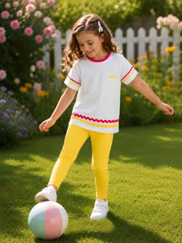 Image of Pilolo Kids Soft Cotton Lycra Solid Ankle Pocket Leggings for Girls
