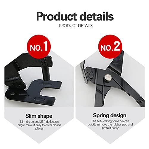 Gonnely Auspuffgummi Zange, Auto Auspuffaufhänger Entfernungszange Auspuffgummi Ausdrückzange für Auspuffgummis 285 mm (11 Zoll) Auto Auspuff Gummipad Zange