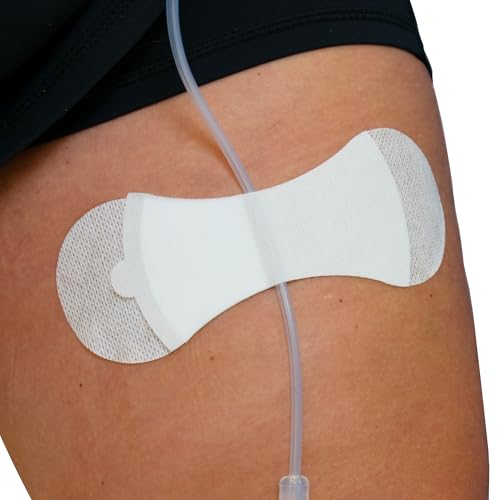 TIDI 3400L Grip-Lok Large Securement Device ― Pack of 100 ― Catheter Stabilization Device ― White ― Flexible Material ― Low-Profile Design for Comfort― Home Healthcare ― Medical Supplies