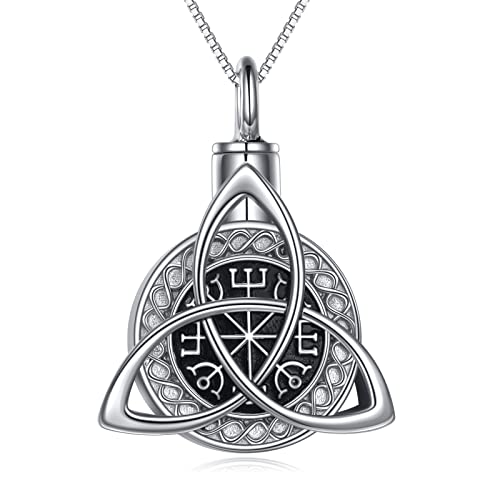 Bijou de crémation pour cendres collier celtique unisexe pour garder un être cher