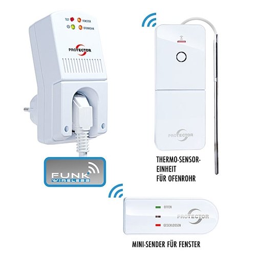 Preisvergleich Produktbild Unbekannt Schalter Kontakt-Fenster-Luft-kontrolle Radio Atek Comfort as-5030