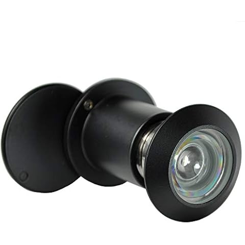 Türspion Messing mit Sichtschutz Bohrloch ∅27mm Spion Cover