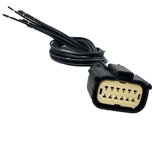 Miniatura 2 de Allmost - Arnés de conector halógeno para faros delanteros, compatible con Dodge Charger 2015-2018 68364272AA, color negro