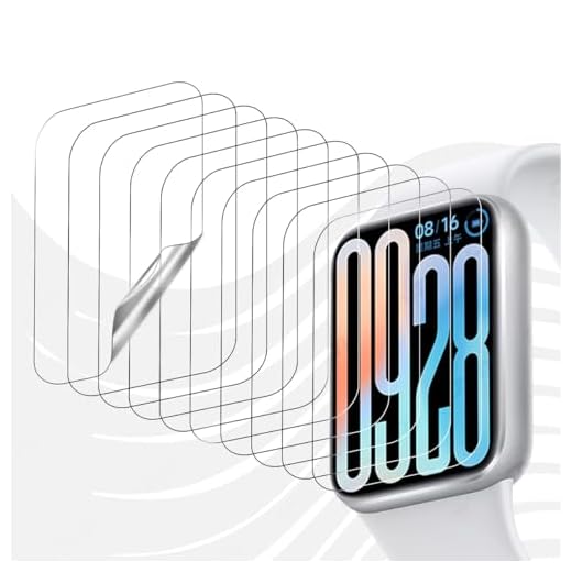 Stejnhge 5pcs Película hidrogel Protector de pantalla para Xiaomi Smart Band 9 Pro, Smartwatch Película tpu de protección transparente flexible de alta definición