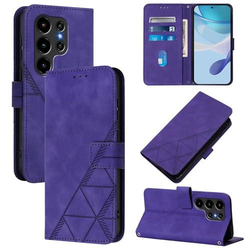 �X�}�z�P�[�X �Ή��@�� for Blackview Wave 10 �X�}�z�P�[�X�y�J�[�h�z���_�[�E�E�H���b�g�E�}�O�l�b�g�o�b�N���E�t���b�v�E�X�^���h�@�\�t���zPurple