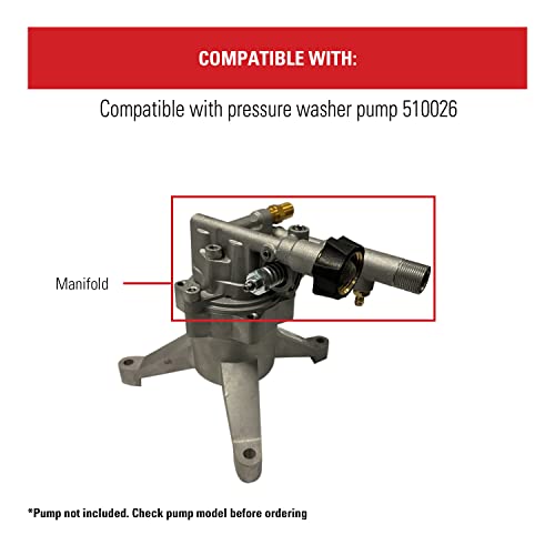Simpson Cleaning 7113810 Manifold Replacement Kit For Oem Technologies 510026 Axial Cam Pressure Washer Pump, Silver #TOP2