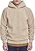 Urban Classics Herren Sherpa Hoodie Kapuzenpullover, Beige (Darksand 00806), XL