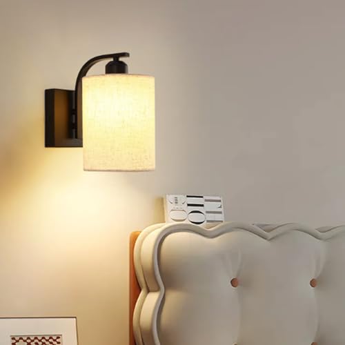 Luz de pared USB recargable para un dormitorio acogedor de diseño retro 7