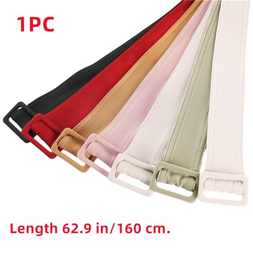 Women Belt with Buckle Wide Ribbon Sash Replacement Robe Belt for Trench Coat Overcoat Jacket3